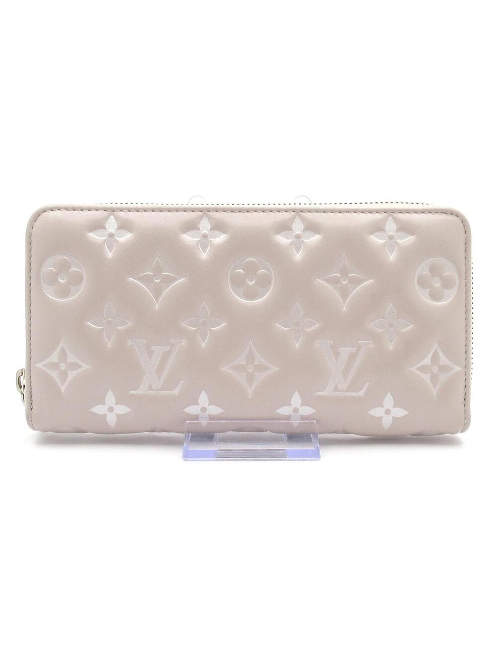 Louis Vuitton Zippy Wallet Bloom Gray #366432L15B
